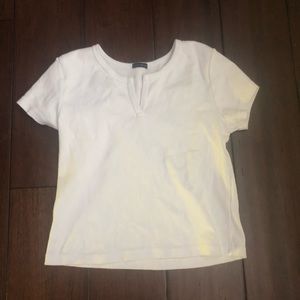 Cute brandy Melville v neck crop top